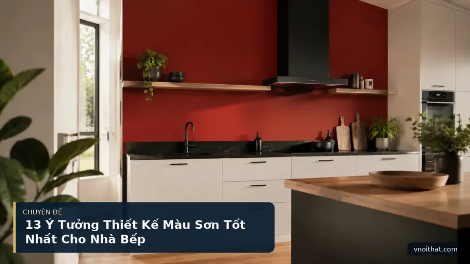 13 Ý Tưởng Thiết Kế Màu Sơn Tốt Nhất Cho Nhà Bếp
