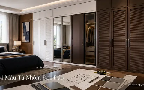 14 Mẫu Thiết Kế Tủ Nhôm Độc Đáo Cho Ngôi Nhà Bạn