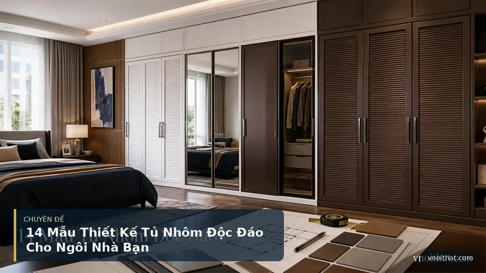 14 Mẫu Thiết Kế Tủ Nhôm Độc Đáo Cho Ngôi Nhà Bạn