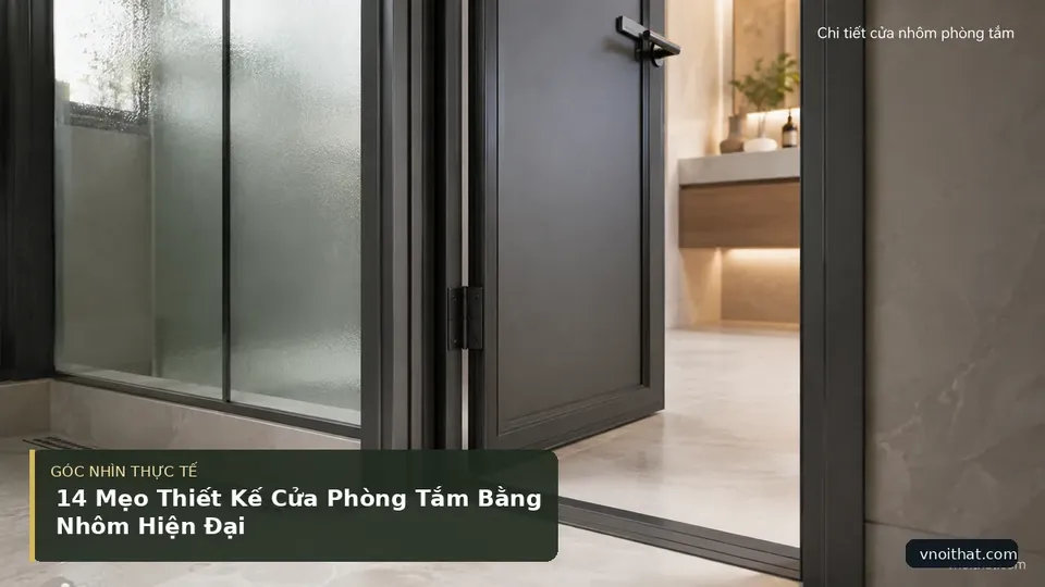 Chi tiết minh họa nội thất trong bài 14 Mẹo Thiết Kế Cửa Phòng Tắm Bằng Nhôm Hiện Đại