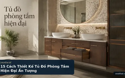 15 Cách Thiết Kế Tủ Đồ Phòng Tắm Hiện Đại Ấn Tượng