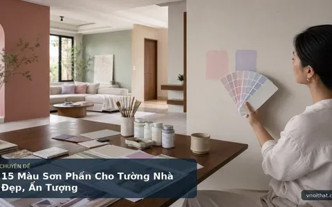 15 Màu Sơn Phấn Cho Tường Nhà Đẹp, Ấn Tượng