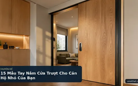 15 Mẫu Tay Nắm Cửa Trượt Cho Căn Hộ Nhỏ Của Bạn