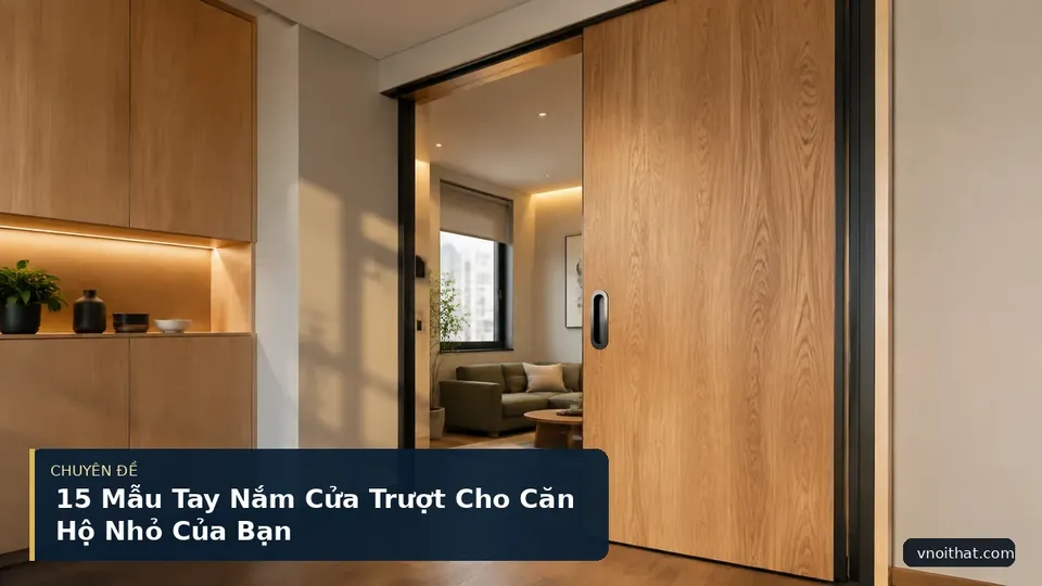 15 Mẫu Tay Nắm Cửa Trượt Cho Căn Hộ Nhỏ Của Bạn