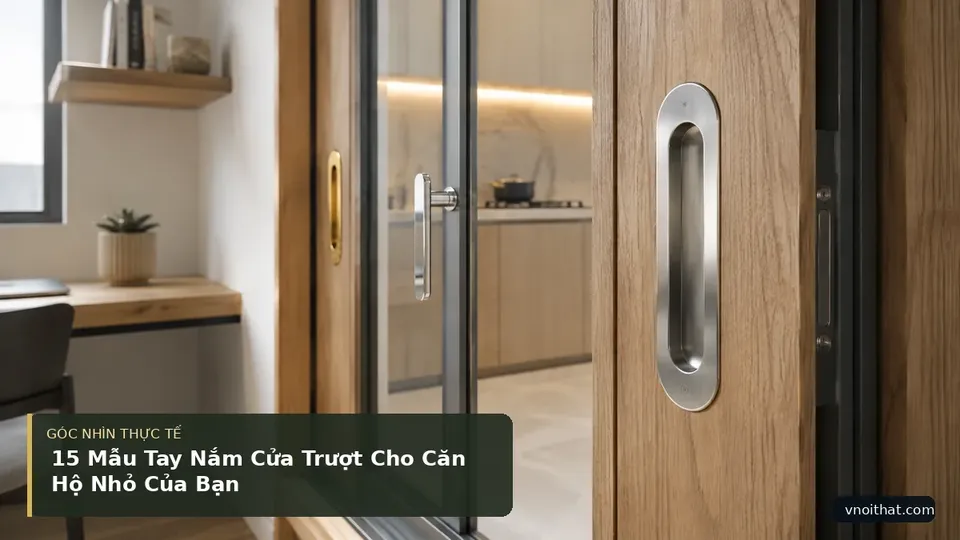 Chi tiết minh họa nội thất trong bài 15 Mẫu Tay Nắm Cửa Trượt Cho Căn Hộ Nhỏ Của Bạn
