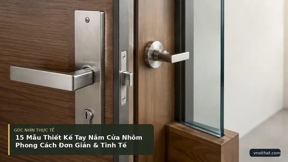 Chi tiết minh họa nội thất trong bài 15 Mẫu Thiết Kế Tay Nắm Cửa Nhôm Phong Cách Đơn Giản & Tinh Tế