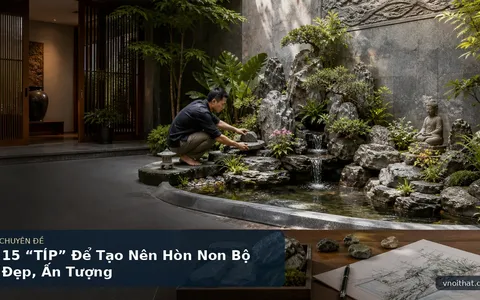 15 “TÍP” Để Tạo Nên Hòn Non Bộ Đẹp, Ấn Tượng