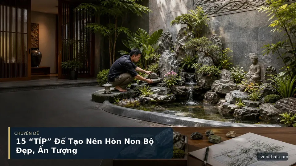 15 “TÍP” Để Tạo Nên Hòn Non Bộ Đẹp, Ấn Tượng