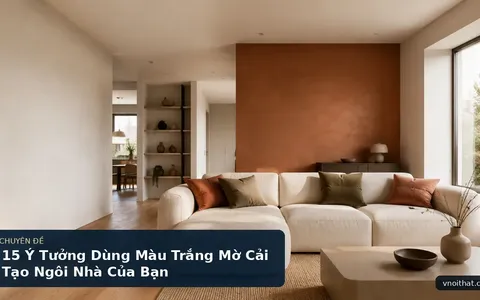 15 Ý Tưởng Dùng Màu Trắng Mờ Cải Tạo Ngôi Nhà Của Bạn