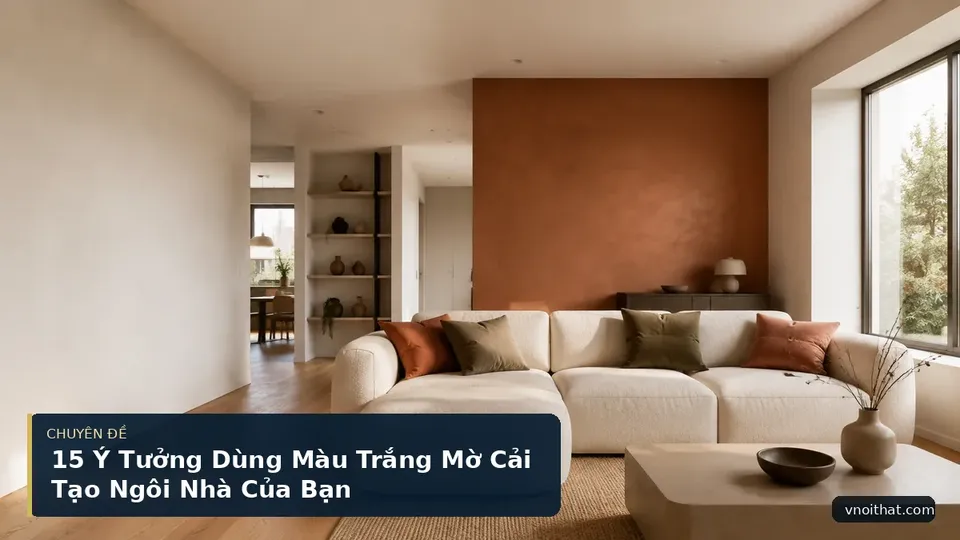 15 Ý Tưởng Dùng Màu Trắng Mờ Cải Tạo Ngôi Nhà Của Bạn