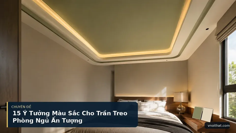 15 Ý Tưởng Màu Sắc Cho Trần Treo Phòng Ngủ Ấn Tượng