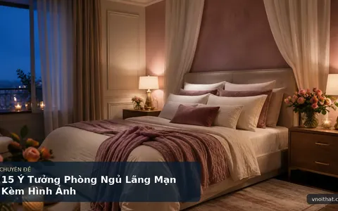 15 Ý Tưởng Phòng Ngủ Lãng Mạn Kèm Hình Ảnh