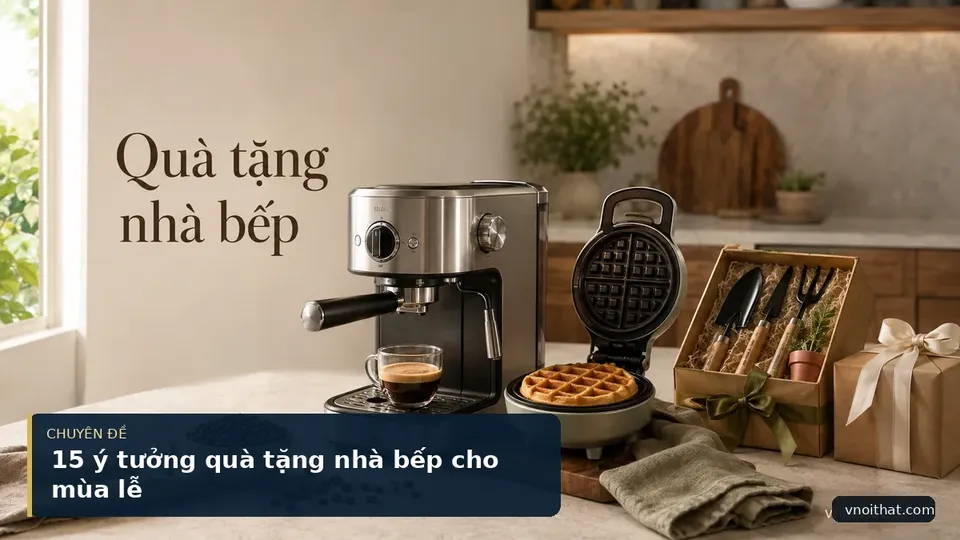 15 ý tưởng quà tặng nhà bếp cho mùa lễ