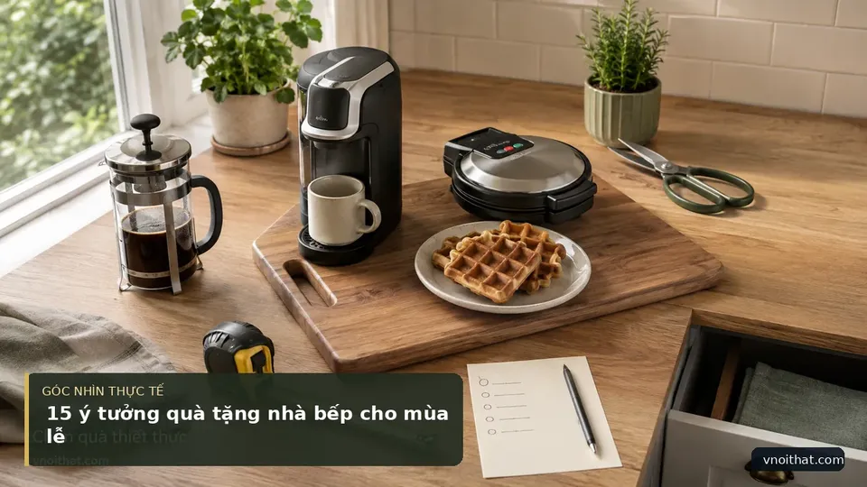 Chi tiết minh họa nội thất trong bài 15 ý tưởng quà tặng nhà bếp cho mùa lễ
