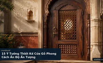 15 Ý Tưởng Thiết Kế Cửa Gỗ Phong Cách Ấn Độ Ấn Tượng