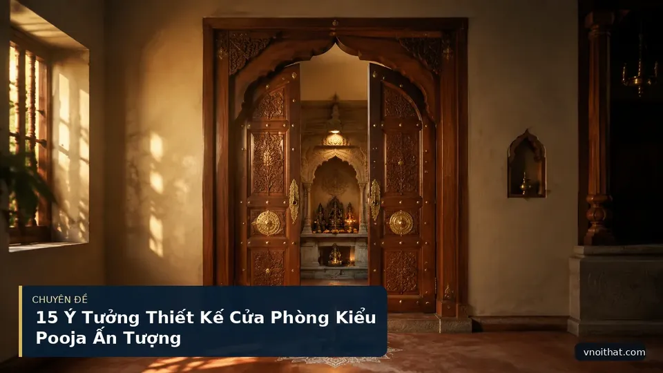 15 Ý Tưởng Thiết Kế Cửa Phòng Kiểu Pooja Ấn Tượng