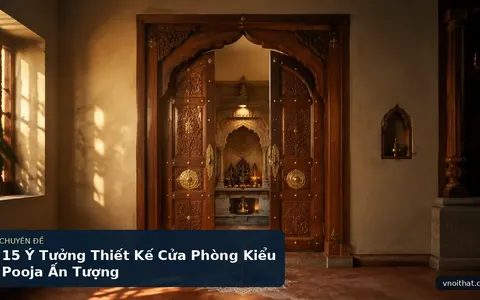 15 Ý Tưởng Thiết Kế Cửa Phòng Kiểu Pooja Ấn Tượng