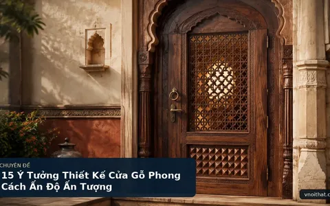 15 Ý Tưởng Thiết Kế Cửa Gỗ Phong Cách Ấn Độ Ấn Tượng