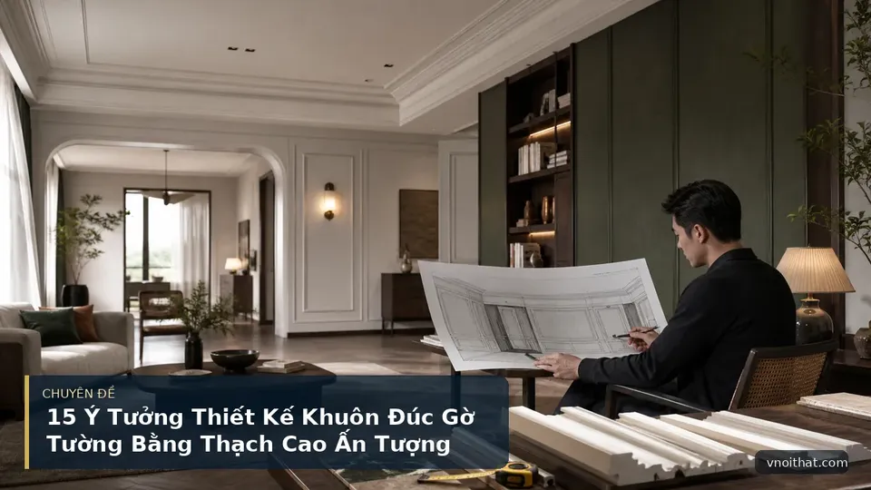 15 Ý Tưởng Thiết Kế Khuôn Đúc Gờ Tường Bằng Thạch Cao Ấn Tượng
