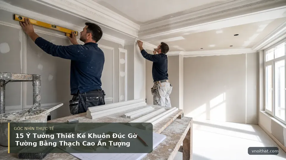 15 Ý Tưởng Thiết Kế Khuôn Đúc Gờ Tường Bằng Thạch Cao Ấn Tượng — hình minh họa nội thất