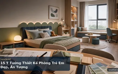 15 Ý Tưởng Thiết Kế Phòng Trẻ Em Đẹp, Ấn Tượng