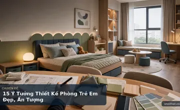 15 Ý Tưởng Thiết Kế Phòng Trẻ Em Đẹp, Ấn Tượng