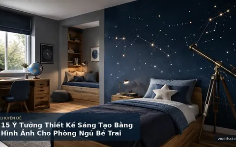 15 Ý Tưởng Thiết Kế Sáng Tạo Bằng Hình Ảnh Cho Phòng Ngủ Bé Trai