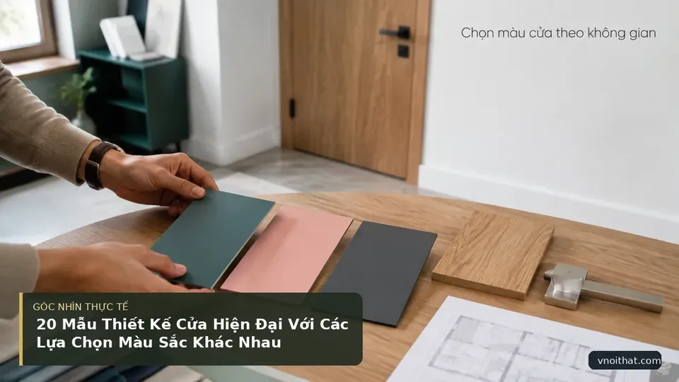 Chi tiết minh họa nội thất trong bài 20 Mẫu Thiết Kế Cửa Hiện Đại Với Các Lựa Chọn Màu Sắc Khác Nhau