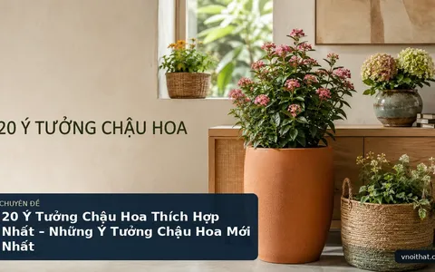 20 Ý Tưởng Chậu Hoa Thích Hợp Nhất – Những Ý Tưởng Chậu Hoa Mới Nhất