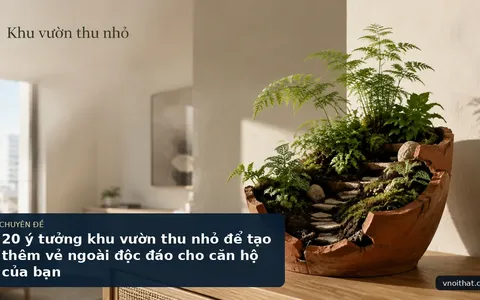 20 ý tưởng khu vườn thu nhỏ để tạo thêm vẻ ngoài độc đáo cho căn hộ của bạn