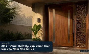 20 Ý Tưởng Thiết Kế Cửa Chính Hiện Đại Cho Ngôi Nhà Ấn Độ