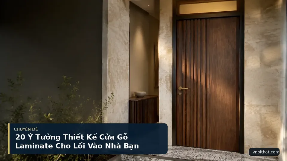 20 Ý Tưởng Thiết Kế Cửa Gỗ Laminate Cho Lối Vào Nhà Bạn