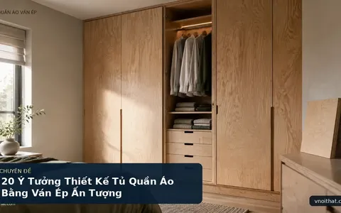 20 Ý Tưởng Thiết Kế Tủ Quần Áo Bằng Ván Ép Ấn Tượng