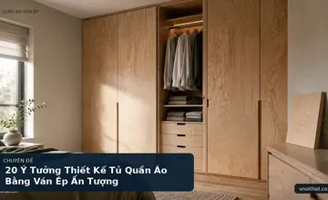 20 Ý Tưởng Thiết Kế Tủ Quần Áo Bằng Ván Ép Ấn Tượng