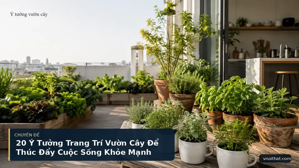 20 Ý Tưởng Trang Trí Vườn Cây Để Thúc Đẩy Cuộc Sống Khỏe Mạnh