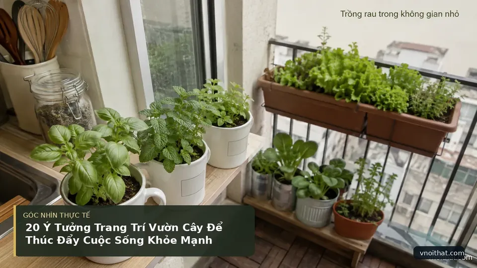 Chi tiết minh họa nội thất trong bài 20 Ý Tưởng Trang Trí Vườn Cây Để Thúc Đẩy Cuộc Sống Khỏe Mạnh