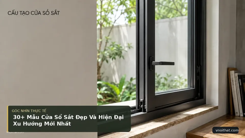 Chi tiết minh họa nội thất trong bài 30+ Mẫu Cửa Sổ Sắt Đẹp Và Hiện Đại Xu Hướng Mới Nhất