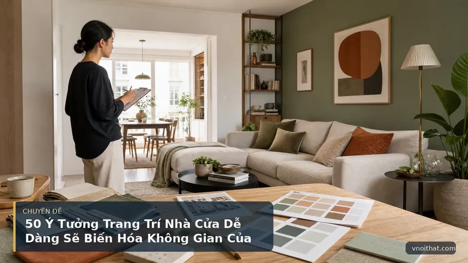 50 Ý Tưởng Trang Trí Nhà Cửa Dễ Dàng Sẽ Biến Hóa Không Gian Của Bạn Ngay Lập Tức