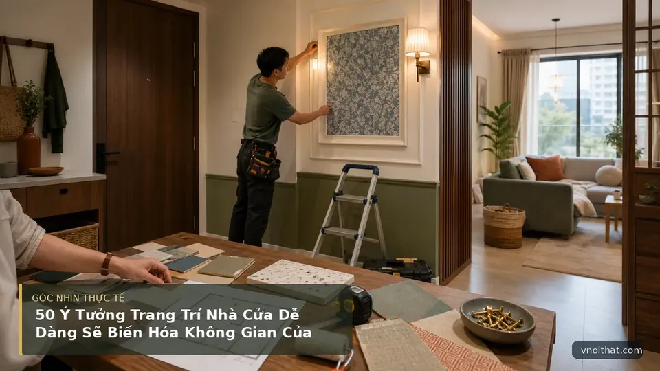 50 Ý Tưởng Trang Trí Nhà Cửa Dễ Dàng Sẽ Biến Hóa Không Gian Của Bạn Ngay Lập Tức — hình minh họa nội thất