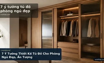 7 Ý Tưởng Thiết Kế Tủ Đồ Cho Phòng Ngủ Đẹp, Ấn Tượng