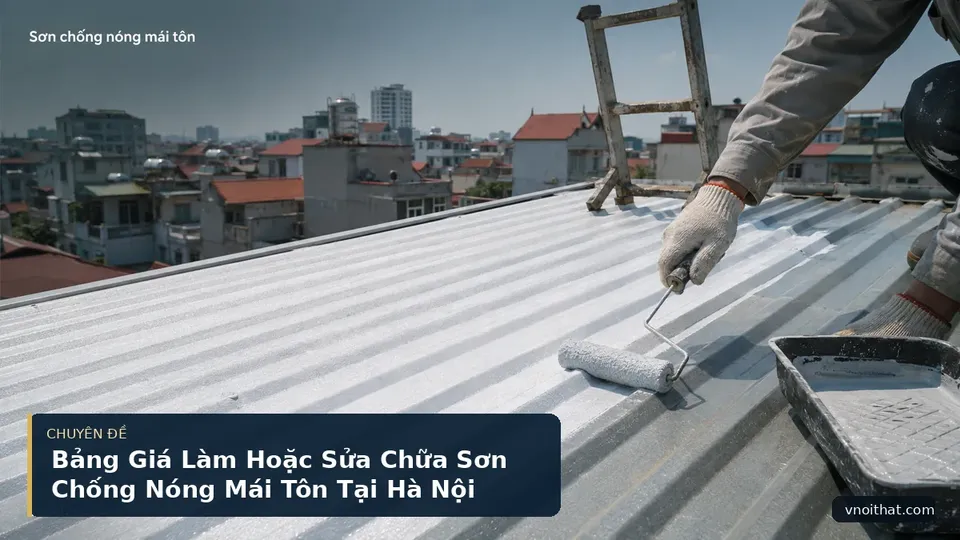 Bảng Giá Làm Hoặc Sửa Chữa Sơn Chống Nóng Mái Tôn Tại Hà Nội
