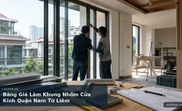 Bảng Giá Làm Khung Nhôm Cửa Kính Quận Nam Từ Liêm