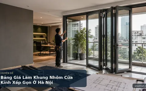 Bảng Giá Làm Khung Nhôm Cửa Kính Xếp Gọn Ở Hà Nội