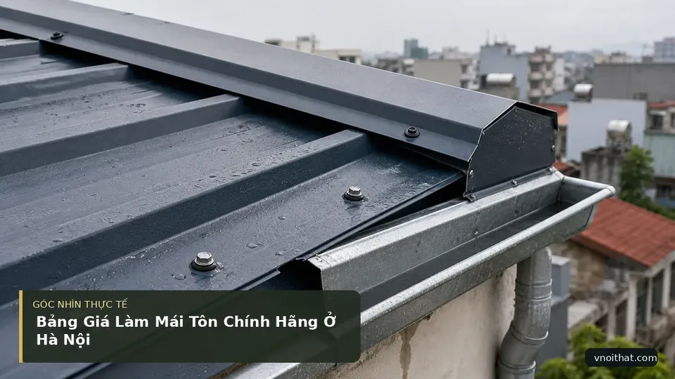 Chi tiết minh họa nội thất trong bài Bảng Giá Làm Mái Tôn Chính Hãng Ở Hà Nội