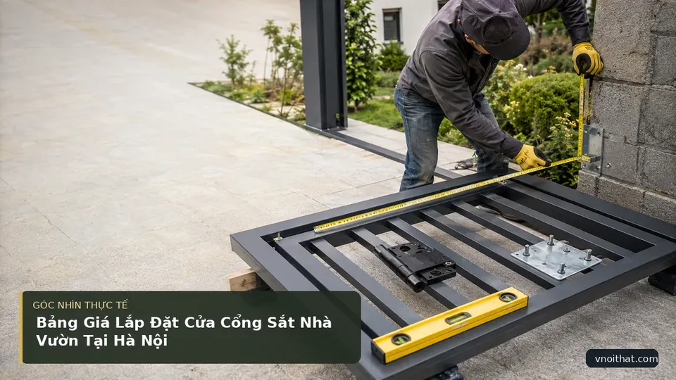 Chi tiết minh họa nội thất trong bài Bảng Giá Lắp Đặt Cửa Cổng Sắt Nhà Vườn Tại Hà Nội