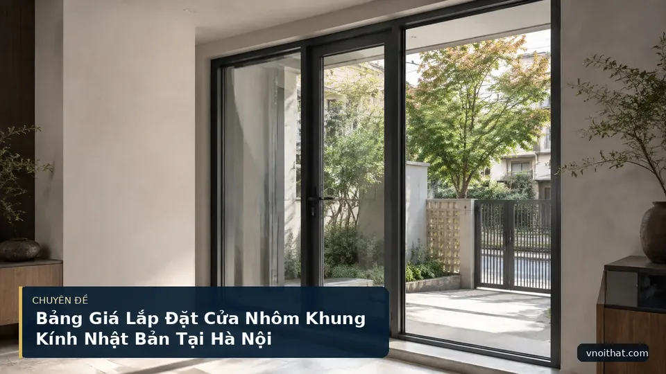Bảng Giá Lắp Đặt Cửa Nhôm Khung Kính Nhật Bản Tại Hà Nội