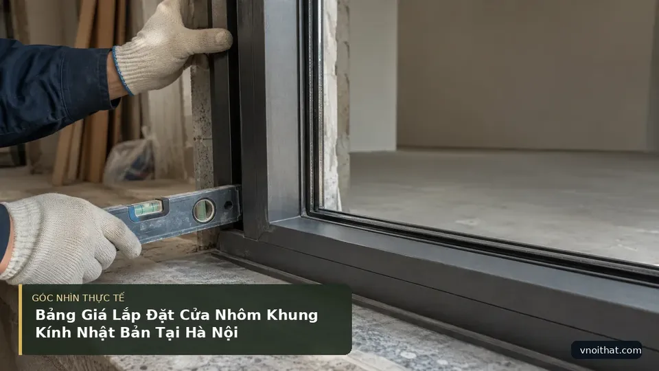 Chi tiết minh họa nội thất trong bài Bảng Giá Lắp Đặt Cửa Nhôm Khung Kính Nhật Bản Tại Hà Nội