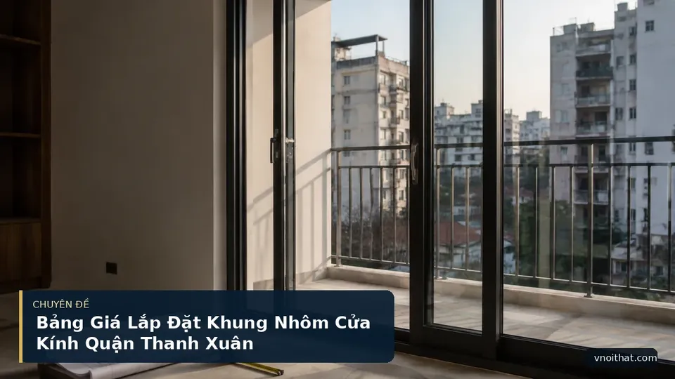 Bảng Giá Lắp Đặt Khung Nhôm Cửa Kính Quận Thanh Xuân