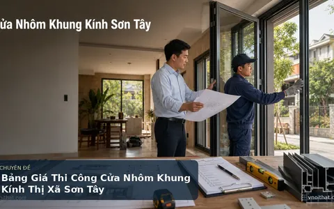 Bảng Giá Thi Công Cửa Nhôm Khung Kính Thị Xã Sơn Tây