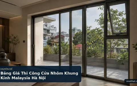 Bảng Giá Thi Công Cửa Nhôm Khung Kính Malaysia Hà Nội
